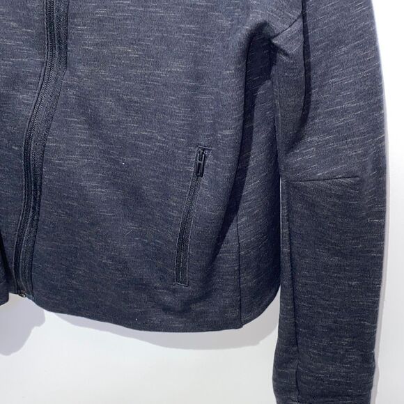 Adidas Men's Gray Heart Racer Zip Up Performance Long Sleeve Jacket size Large - Picture 4 of 13